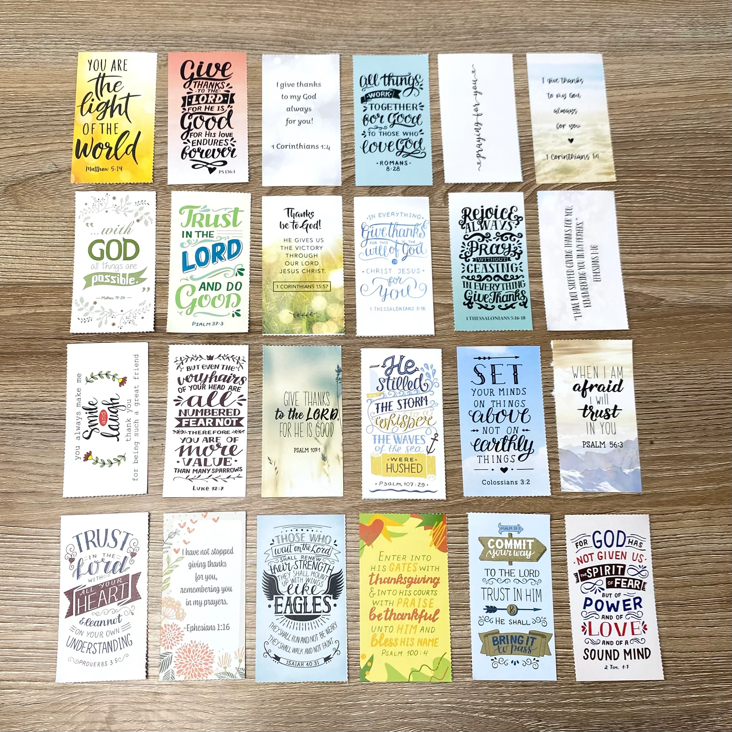 Christian Encouragement Card Set - Scripture Pack 2 - Image 4