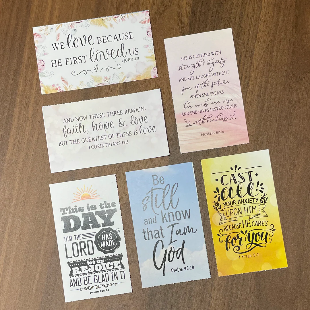 Christian Encouragement Card Set - Scripture Pack 1 - Image 4