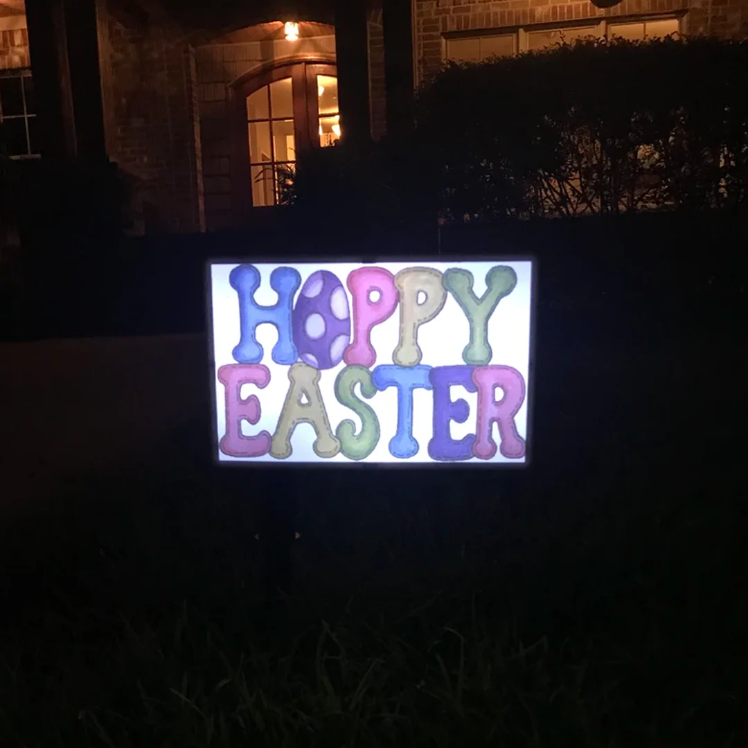Eternal Light Holiday Sign (Plus 5 holiday design inserts) - Image 4